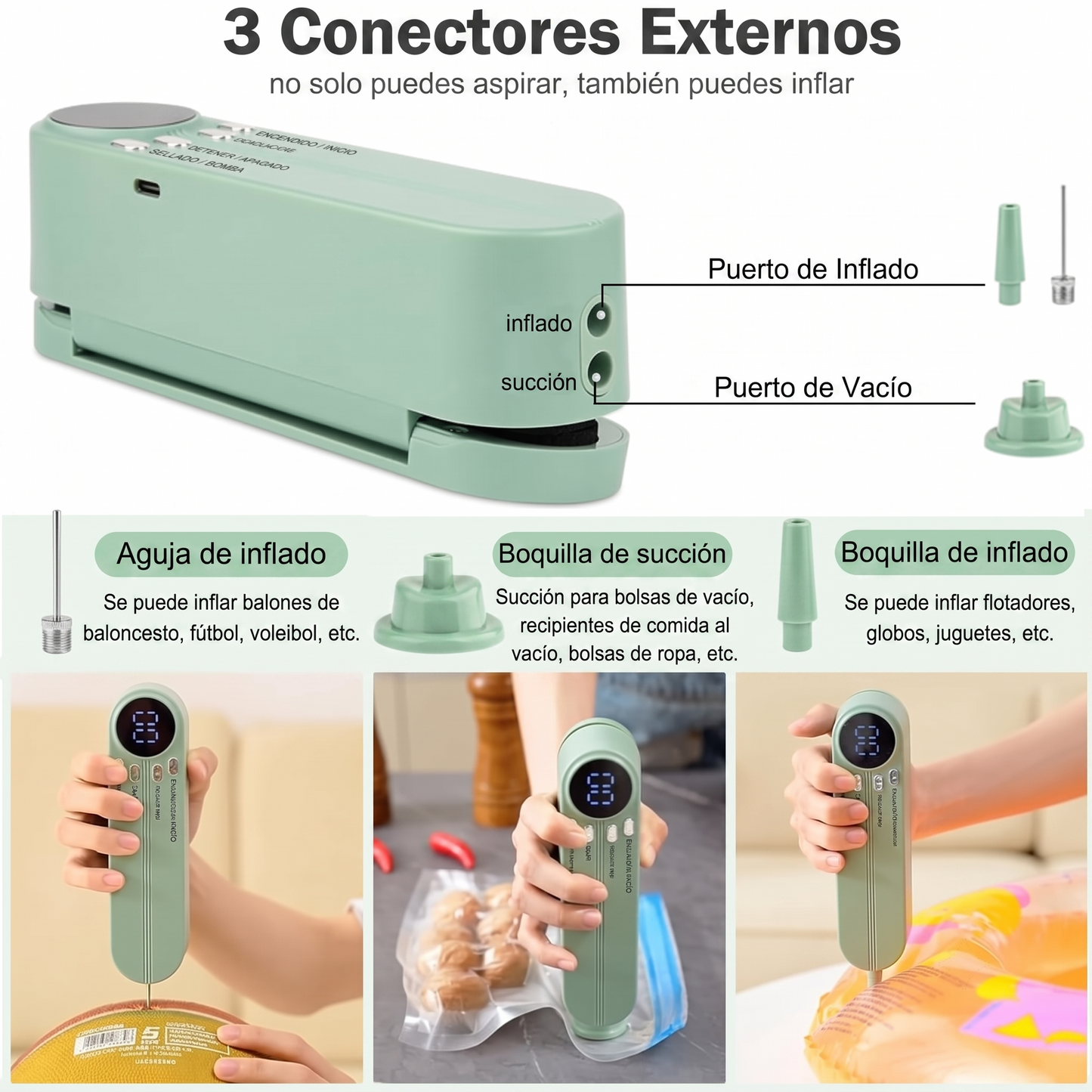 Selladora al vacío multifuncional